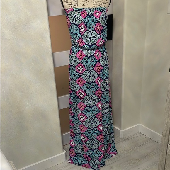 Lilly Pulitzer Marlisa Strapless Maxi Dress NWOT - Picture 1 of 6